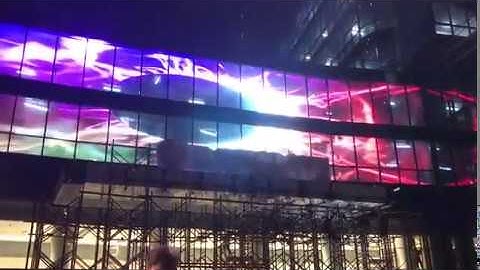 LED Media Facade, LED Mesh, Transparent LED Screen,LED Video Wall, LED Digital Billboard