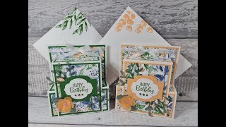 "Monday Makes With Me" - Lorna Carter - Pop Up Step Front Panel Card