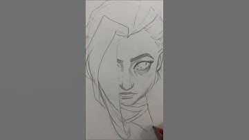 Drawing Jinx from Arcane💙