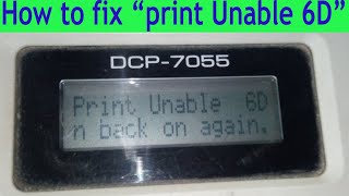 How to Fix Error Code 68, 69, 6A, 6B, 6C, 6D, 6E, 6F Fuser Unit Failure in Brother Printer