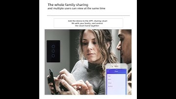 2022 Smart Touch Switch UJV WiFi Light Switch Smart Life App Multi Control Remote (No Hub Required)
