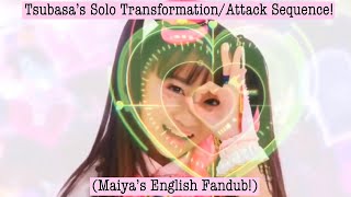 Police x Heroine LovePatrina| Tsubasa’s Solo Transformation/Attack Sequence! (English Fandub)