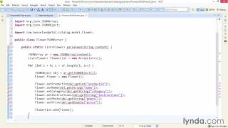 03 06 parsejson Connecting Android Apps to RESTful Web Services