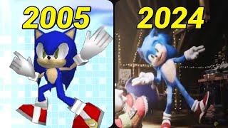 The evolution of Sonic dancing 2005-2024