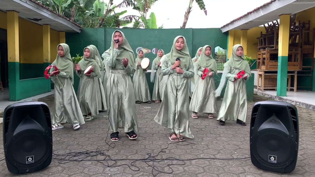 Peserta Lomba Qasidah SDN 6 Cikidang II Kecamatan Lembang II Kab. Bandung Barat