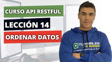 Cómo crear una API con PHP - Lección 14 - Ordenar datos