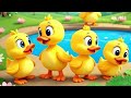 “Counting with Ducks! 🦆 Five Little Ducks Nursery Rhyme”