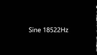 Sine 18522Hz Audio Only