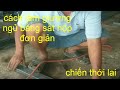 Cách làm giường ngủ / bằng sắt hộp / đơn giản dễ làm nhất/ chiến thới lai.