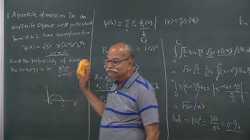 W9 01 Problem Solutions   3 | QUANTUM MECHANICS | GDS K S