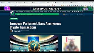 BAN ON ANONYMOUS TRANSACTIONS!