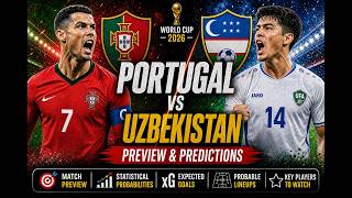 Portugal vs Uzbekistan Prediction   Possession xG Edge