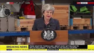 Theresa May's Brexit speech in Grimsby screenshot 2