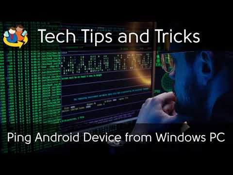How to Ping an Android Device From a Windows PC For Wi-Fi Sync