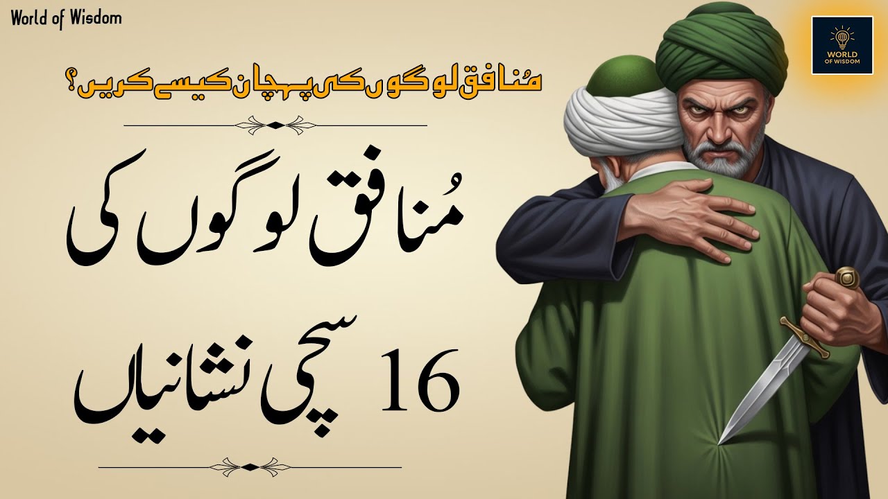 Munafiq Logon Ki 16 Khas Nishaniyan || Munafiq Logon Ki Pehchan Kese Krain || World of Wisdom