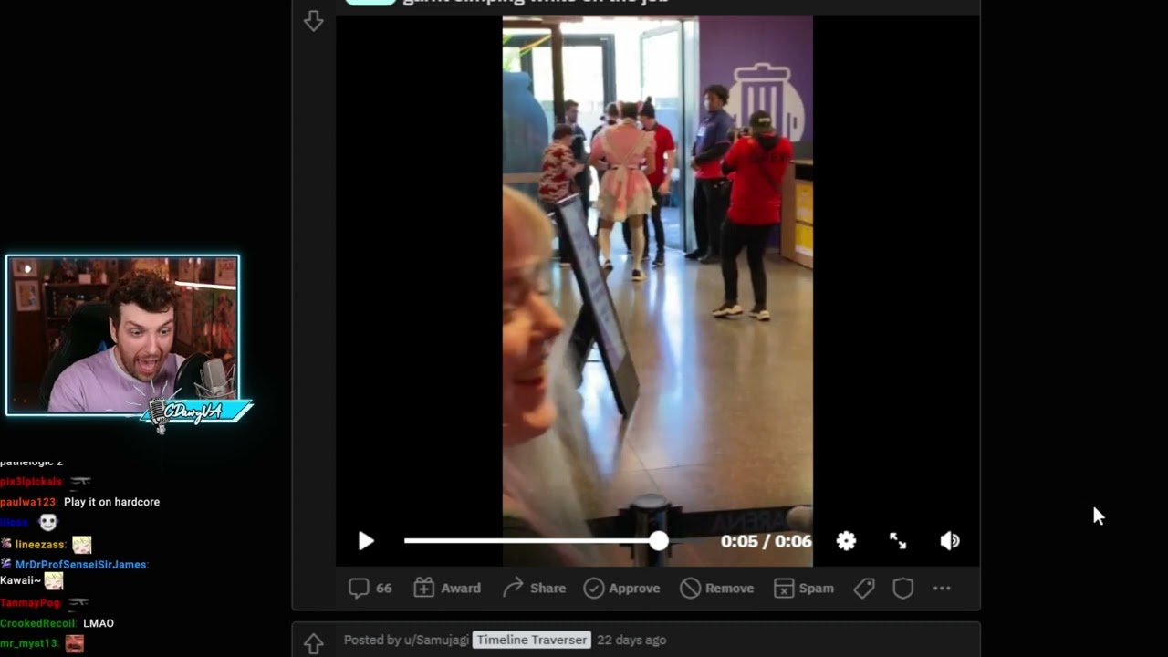 Connor reacts to Garnt's public interactions as a maid