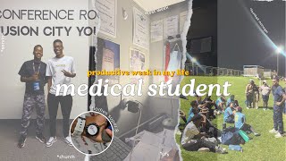 MEDSCHOOL DAY IN MY LIFE 🫀// football + study + leadership + friends + vlog | SouthAfrican YouTuber