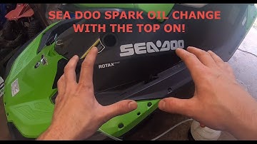 How To Change The Oil On Your Sea Doo Spark / Trixx With The Top Still On