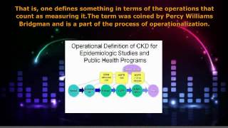 College Psychology - Operational Definition