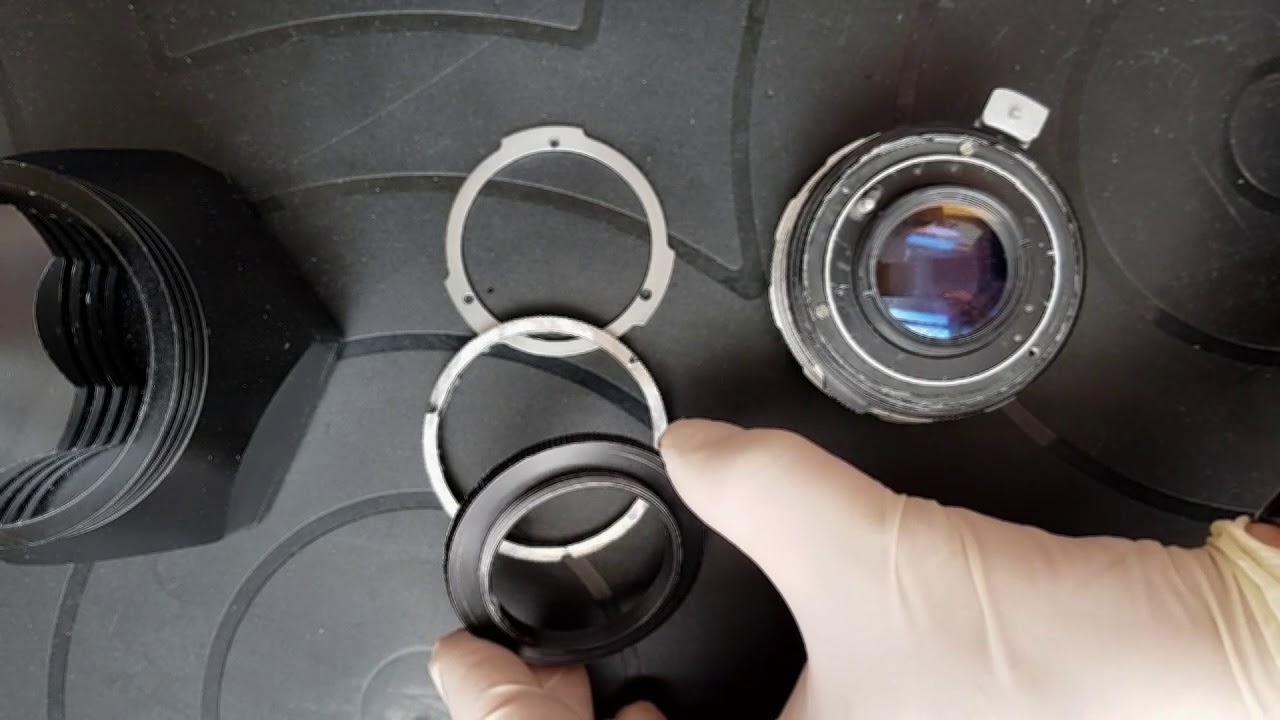 Petri 50mm 1.8 CC modded to M42 - YouTube