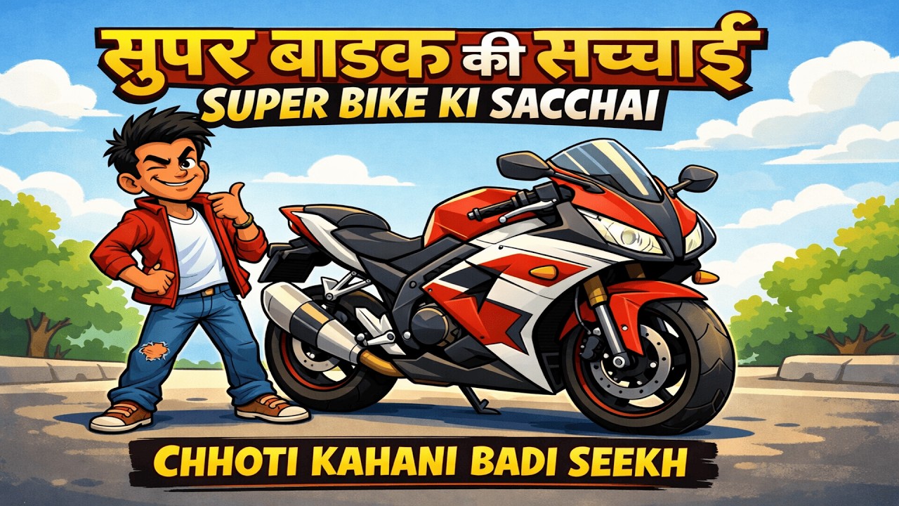 सुपर बाइक की सच्चाई | SUPER BIKE KI SACCHAI | CHHOTI KAHANI BADI SEEKH | COMEDY MORAL STORY