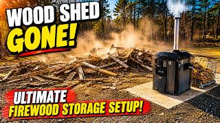 I Tore Down My Wood Shed to Build the Ultimate Firewood Storage Setup