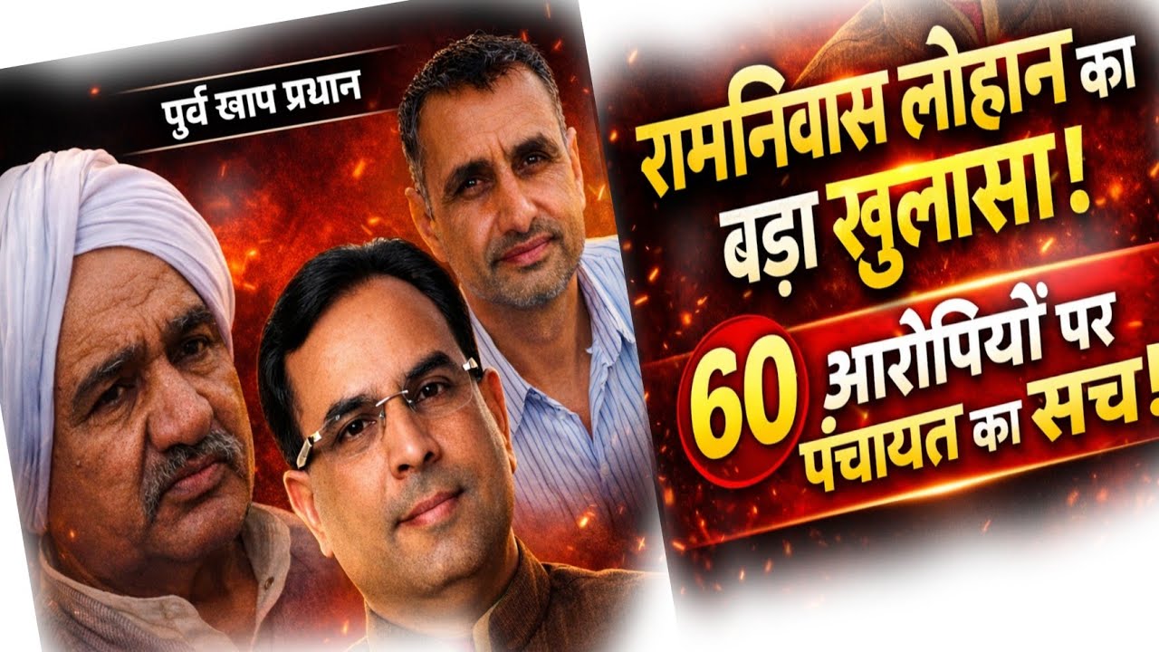 रामनिवास लोहान ने खोला पूरा सच | 2016 आंदोलन के 60 आरोपी… पंचायत का फैसला!#zikarharyana #narnaund 