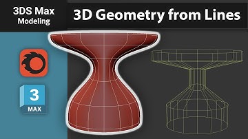 3Ds Max Tutorial: Modeling 3D Geometry from Lines