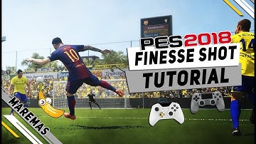 PES 2018 Finesse (R2) Shot Tutorial | Banana Shot
