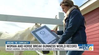 Horse trainer sets Guinness World Record and says trust comes first