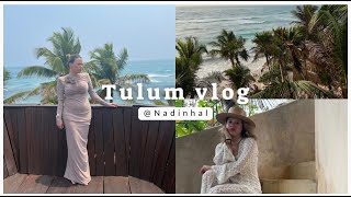 Tulum vlog: جزيرة تولوم في المكسيك | beach, grwm, dinners, shopping + haul!