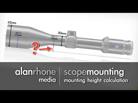 Scope Mounting - A Quick Mount Height Calculation