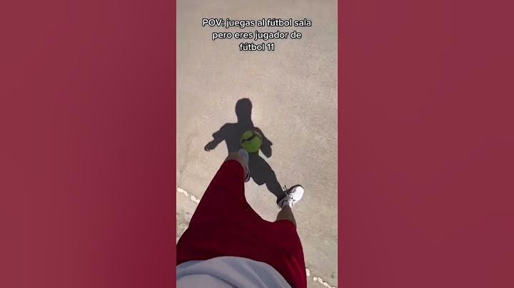 POV: juegas al fútbol sala pero eres jugador de fútbol 11