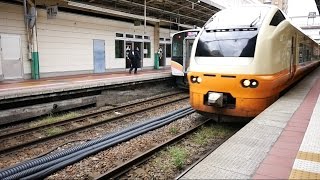 JR East limited express Inaho No.5 super-wide-angle car window [Niigata]-[Akita]