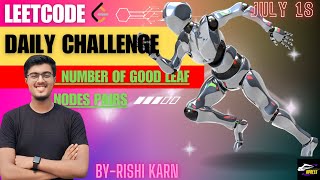 1530. Number of Good Leaf Nodes Pairs | Leetcode Daily Challenge | DSA | Hindi