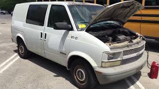 Lot # 128 1999 Chevy Astro Cargo Van