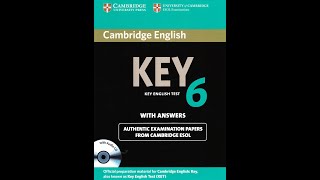 Listening A2 | KET 6 | Test 1 | Part 4