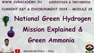The Future of Energy: National Green Hydrogen Mission Explained