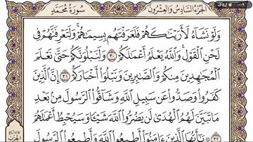 سوره محمد من 30 إلى 33 ياسر الدوسري