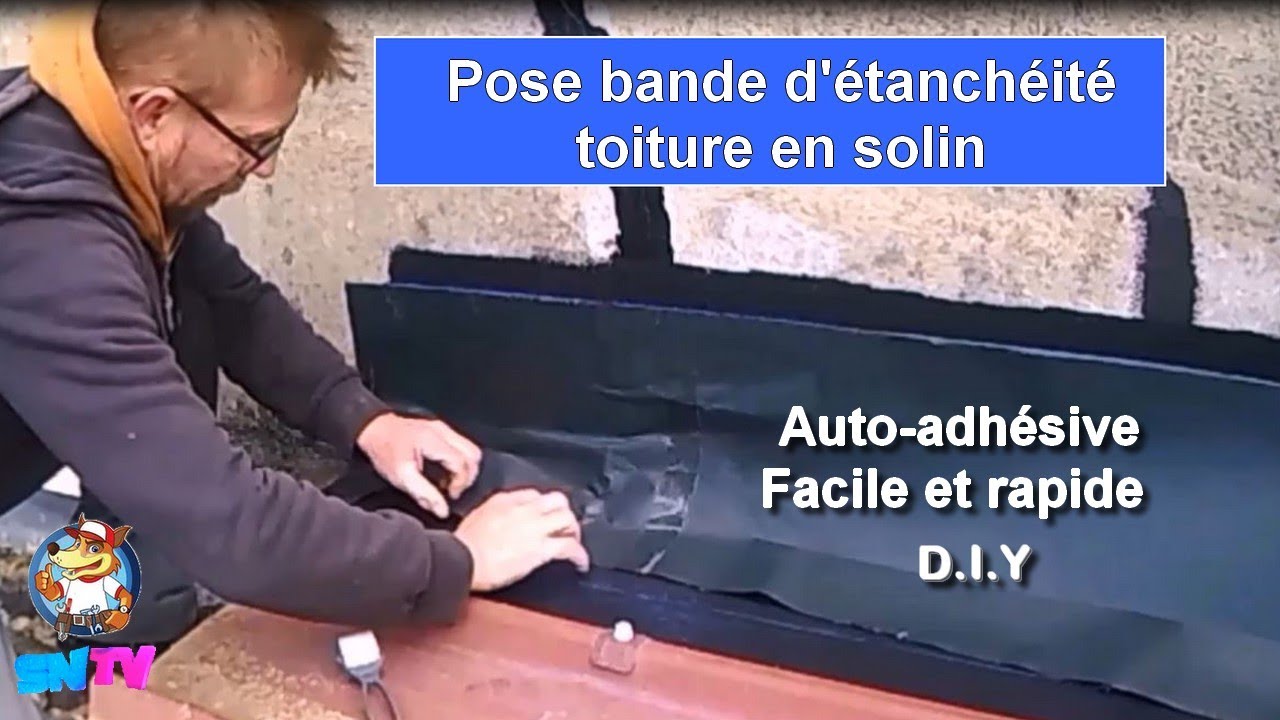 Bande d'étanchéité autocollante Soprasolin - 15 x 10 mm