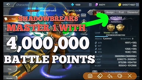 MASTER 1 WITH 4,000,000 BP SHADOWBREAK8  MU ORIGIN 2