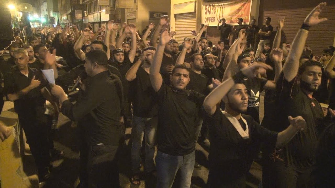 سيد شرف الستراوي و سيد حسين المالكي - موكب عزاء مأتم بن سلوم 