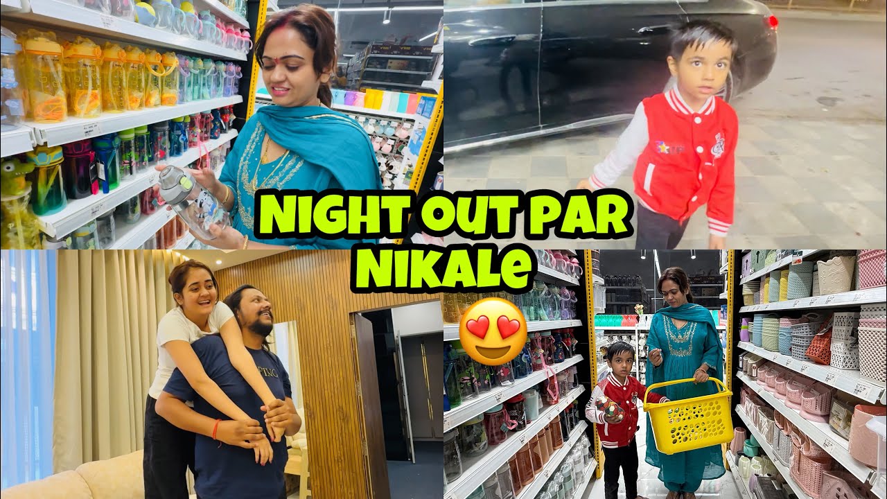 Night Out With Chikoo Baby & Mr DIY Shopping😍