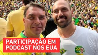 Eduardo Bolsonaro defende que Flávio deixe o Brasil se perder a eleição