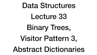 CoSc 320 Lecture 33