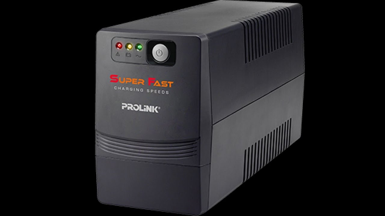 Prolink PRO1250SFC UPS Battery Test in case of power interruption! YouTube