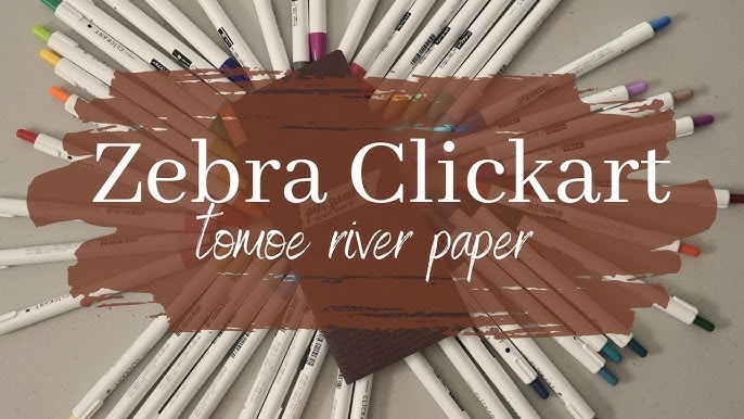 Zebra Click Art NEW Pale Colors – Tokyo Pen Shop