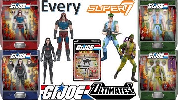 ***see newer video*** Every Super7 Ultimates G.I. Joe Comparison List