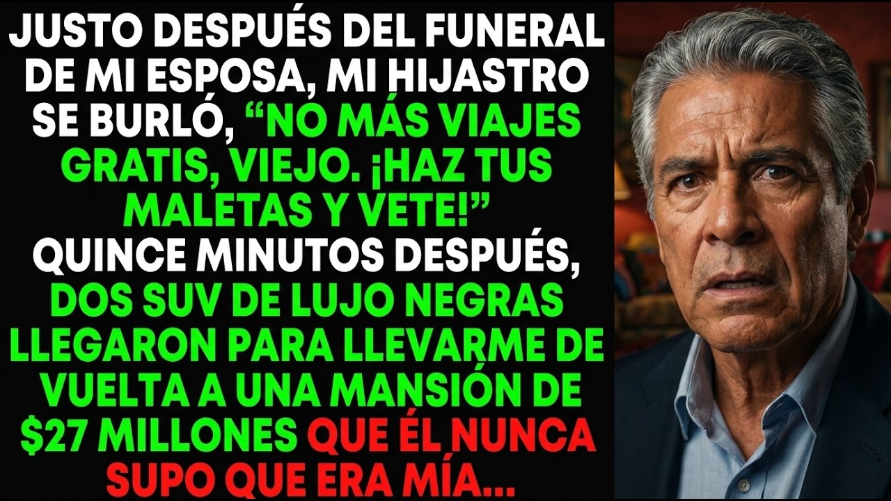 A las tres y cuarto de la tarde, quince minutos después de enterrar a mi esposa, mi hijastro me miró a los ojos y dijo: “Se acabaron los lujos, viejo. Haz las maletas y lárgate”. El olor a lilas...