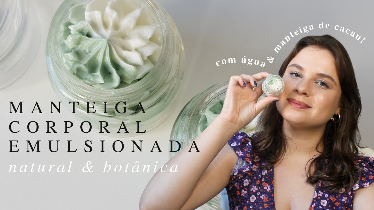 COMO FAZER UMA MANTEIGA CORPORAL EMULSIONADA DE DUAS CORES!